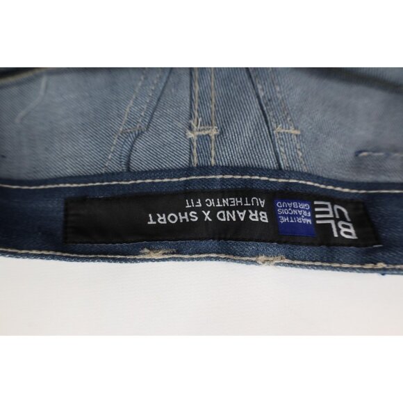 Deadstock Vintage 90s Marithe Francois Girbaud Mens 32 Baggy Denim Jean Shorts - Picture 10 of 16